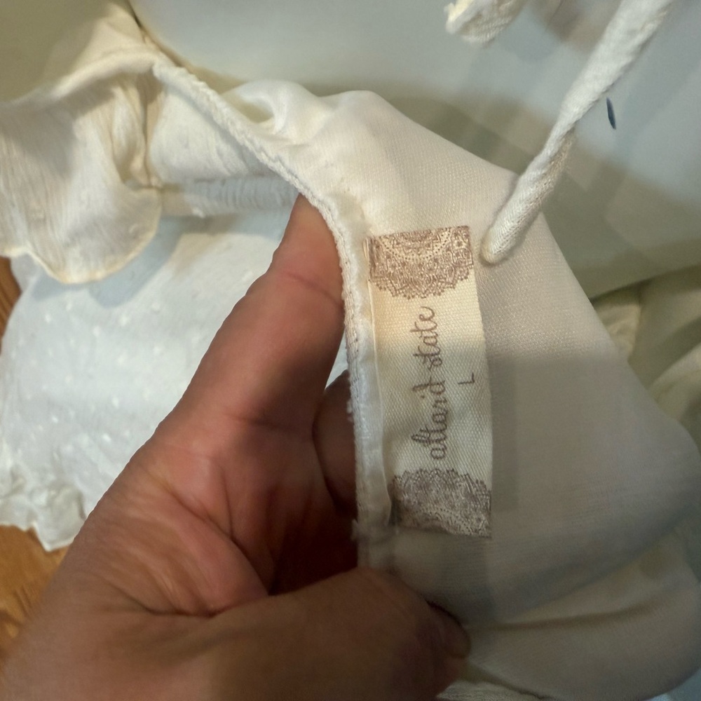 Altar'd State Cream Ruffle Mini Dress - Picture 4 of 4